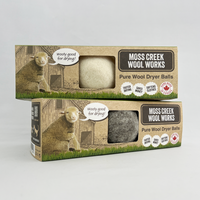 Moss Creek Barn Boxes - 3 Wool Dryer Balls