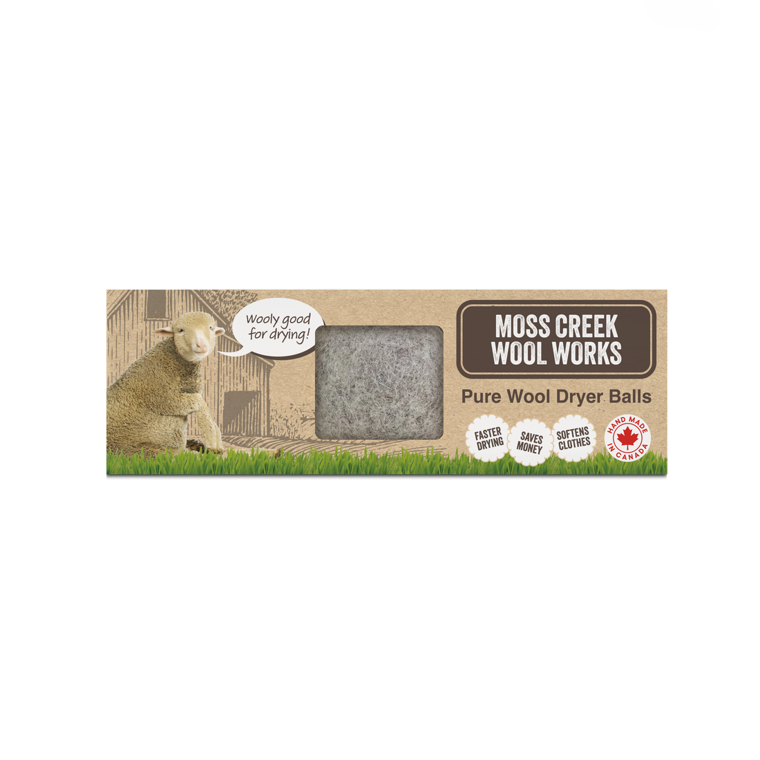 Moss Creek Barn Boxes - 3 Wool Dryer Balls