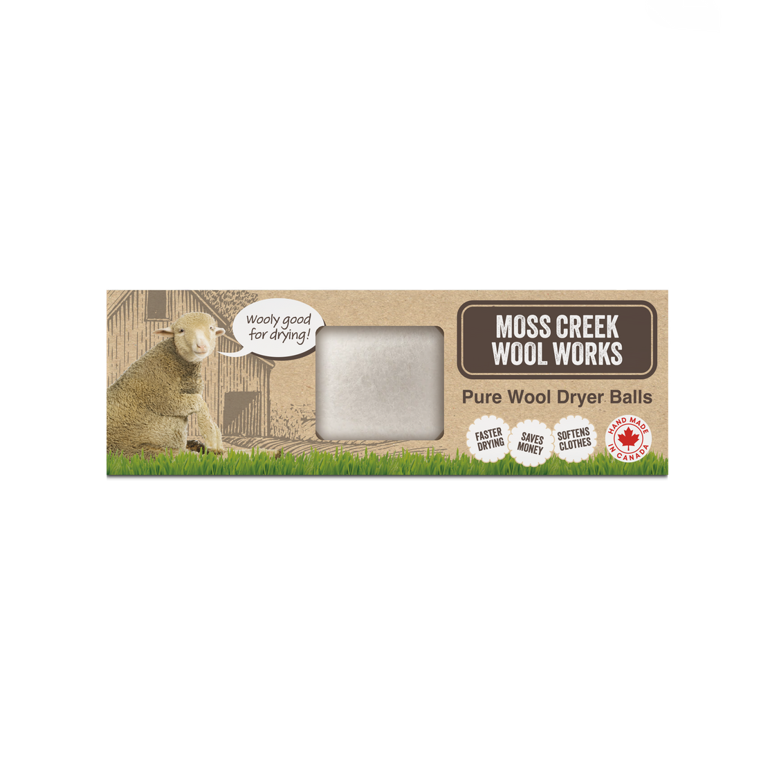 Moss Creek Barn Boxes - 3 Wool Dryer Balls