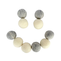 10 boules de séchage en laine en vrac