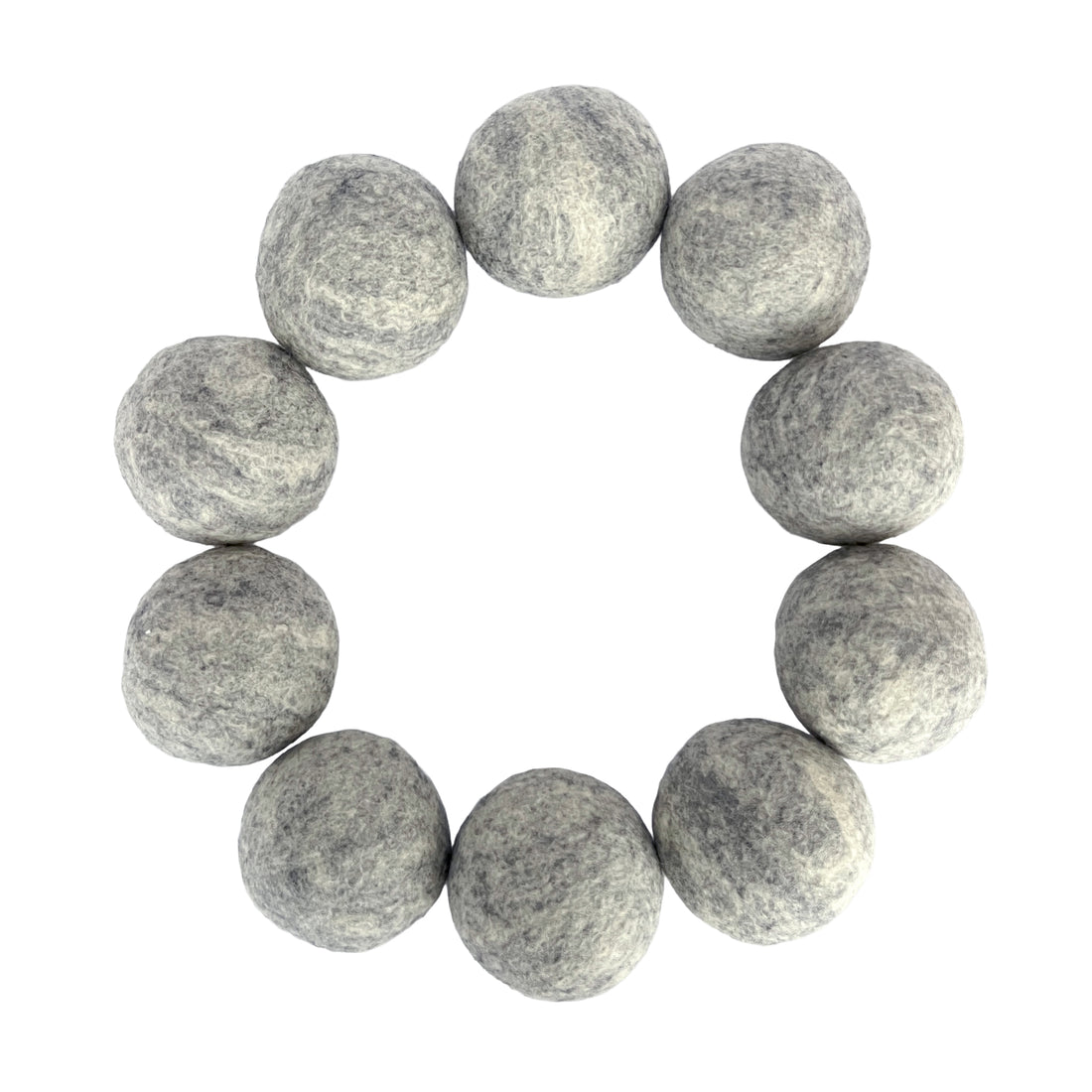 10 boules de séchage en laine en vrac