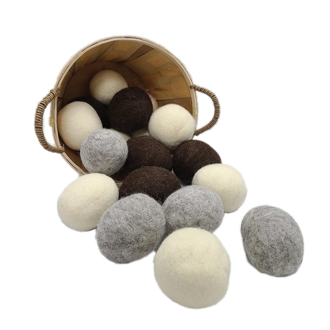 12 Misfit Wool Dryer Balls